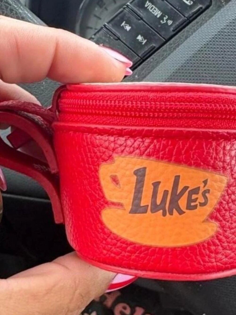 Gilmore Girls' Luke’s Coffee Bag Charm - Stars Hollow Autumn 25th anniversary -